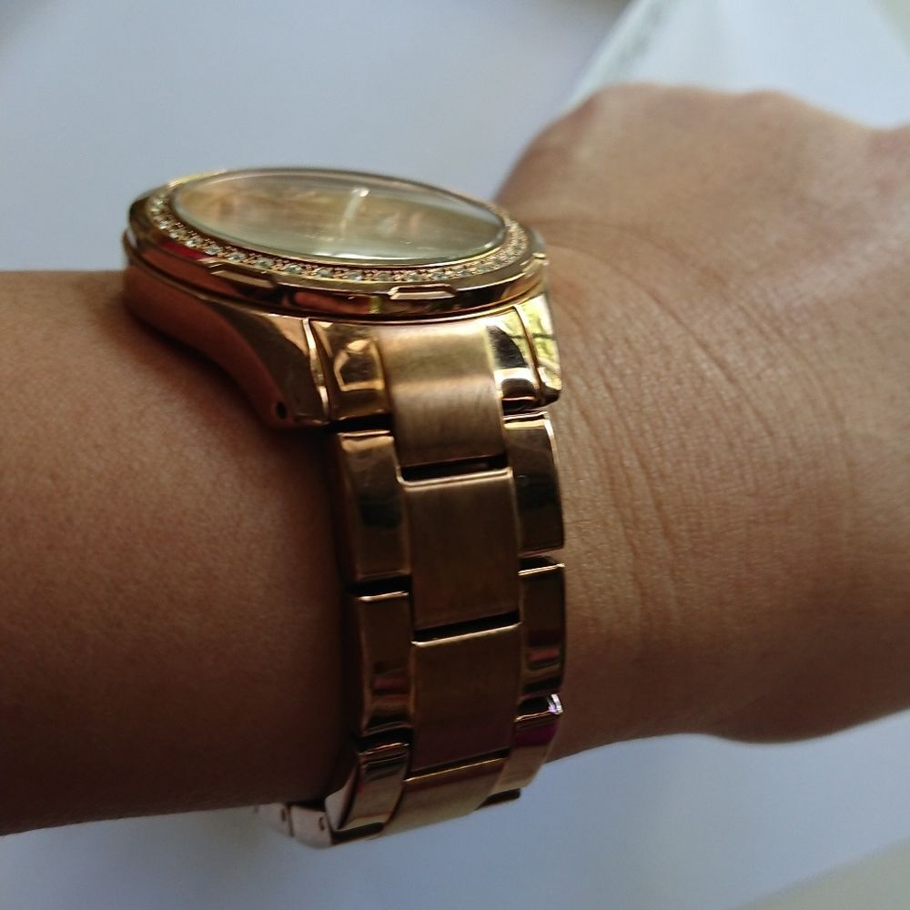 Fossil Relic Rose Gold Tone Watch - image 3